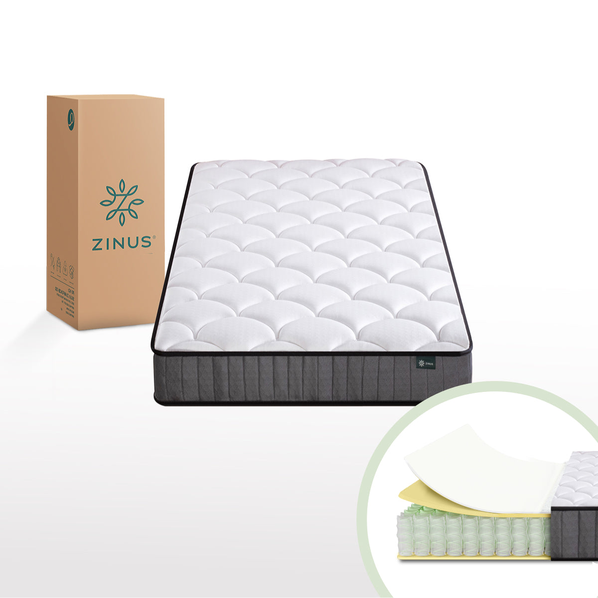 Colchón Resortes + Memory Foam | Hybrid