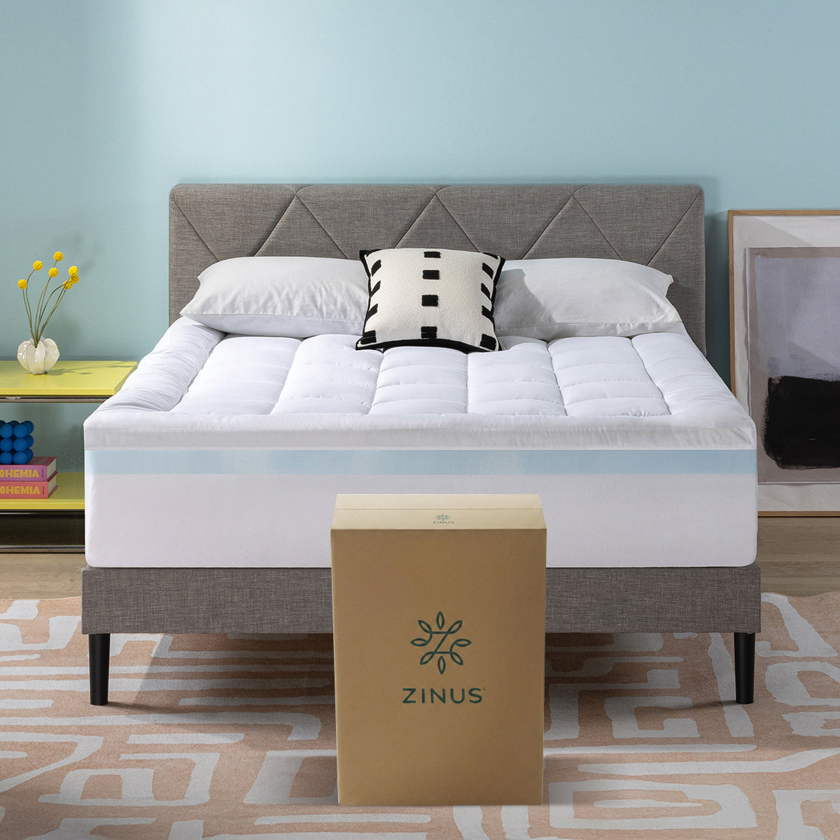 Sobrecolchón de Memory Foam y Cajón Perfilado |  Alivia Presión