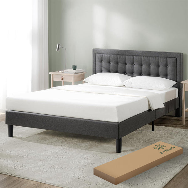Base de Cama con Cabecera y Tapiz | Dachelle Queen