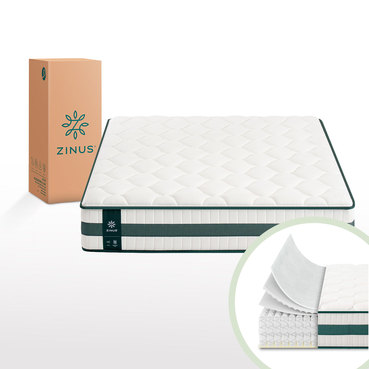 Colchón Resortes + Memory Foam | Comfort