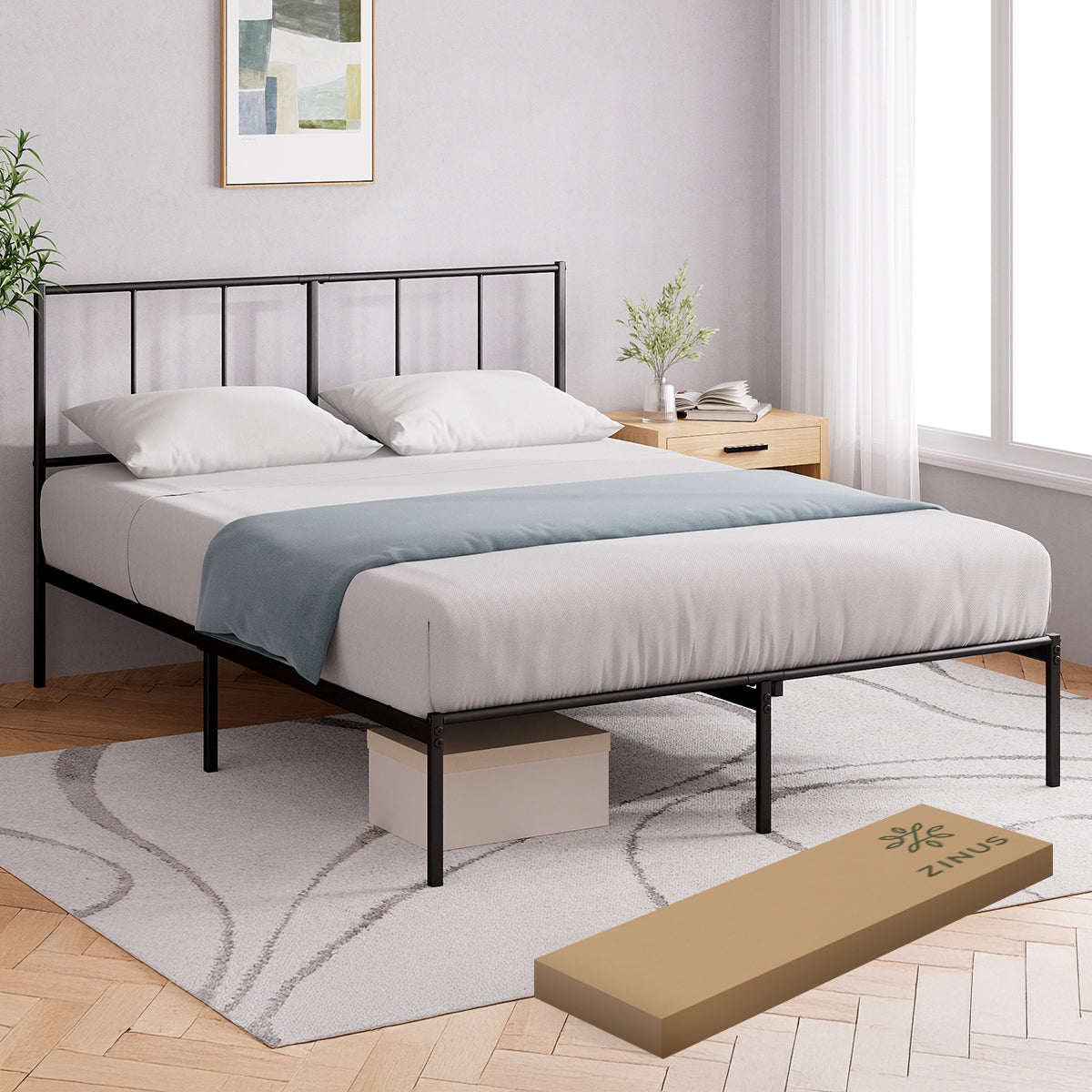 Base de Cama de Metal con Cabecera | Florence