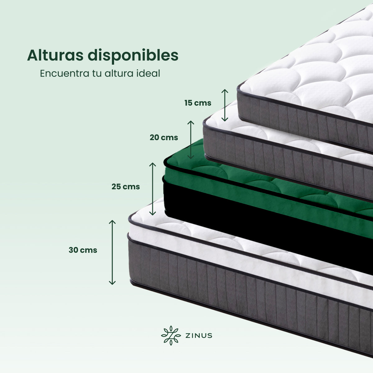 Colchón Resortes + Memory Foam | Hybrid