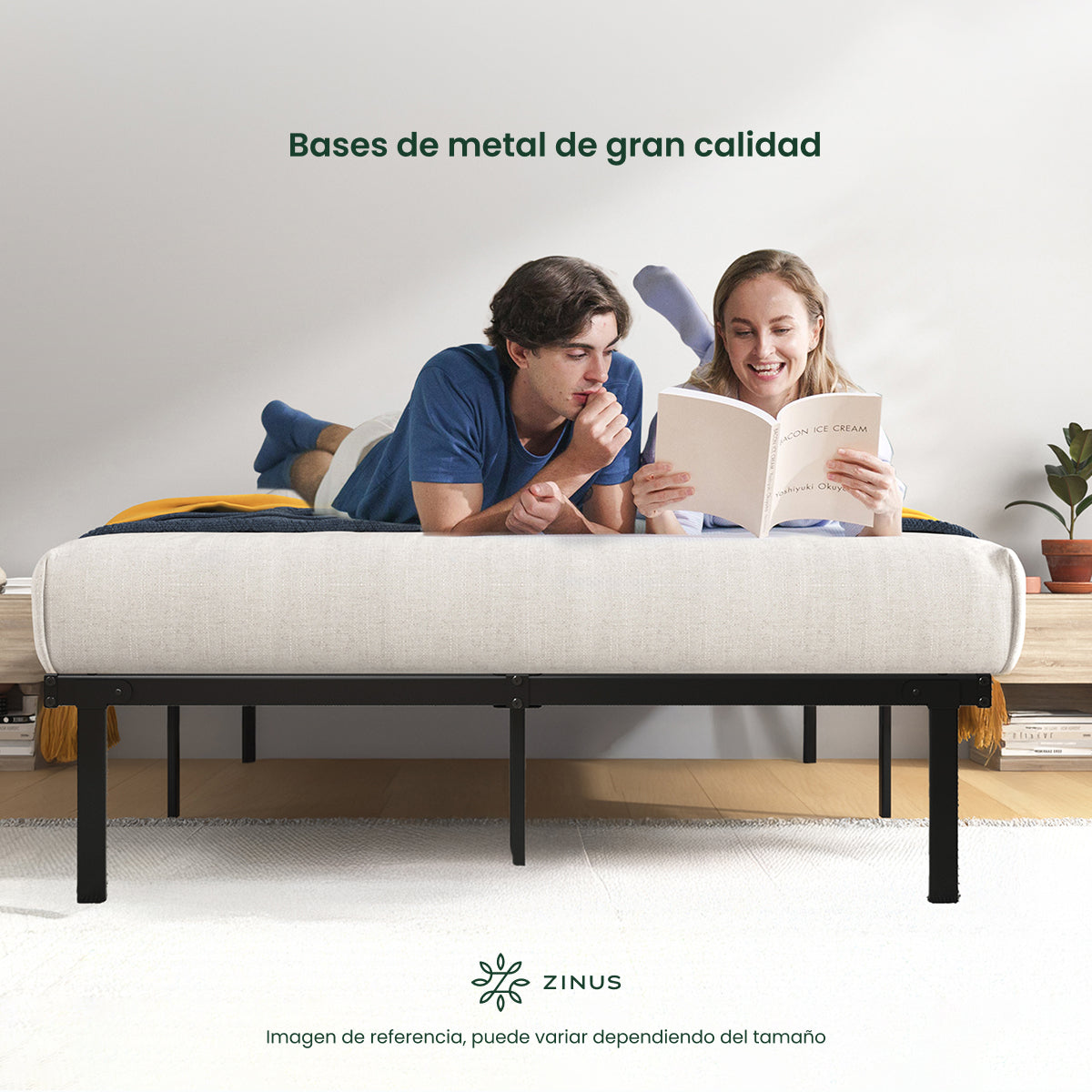 Base de Cama de Metal | Caleb