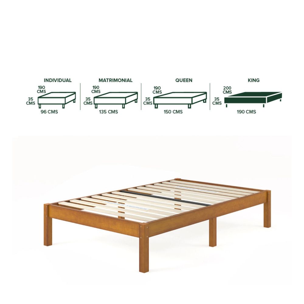 Base de Cama de Bambú | Ellie