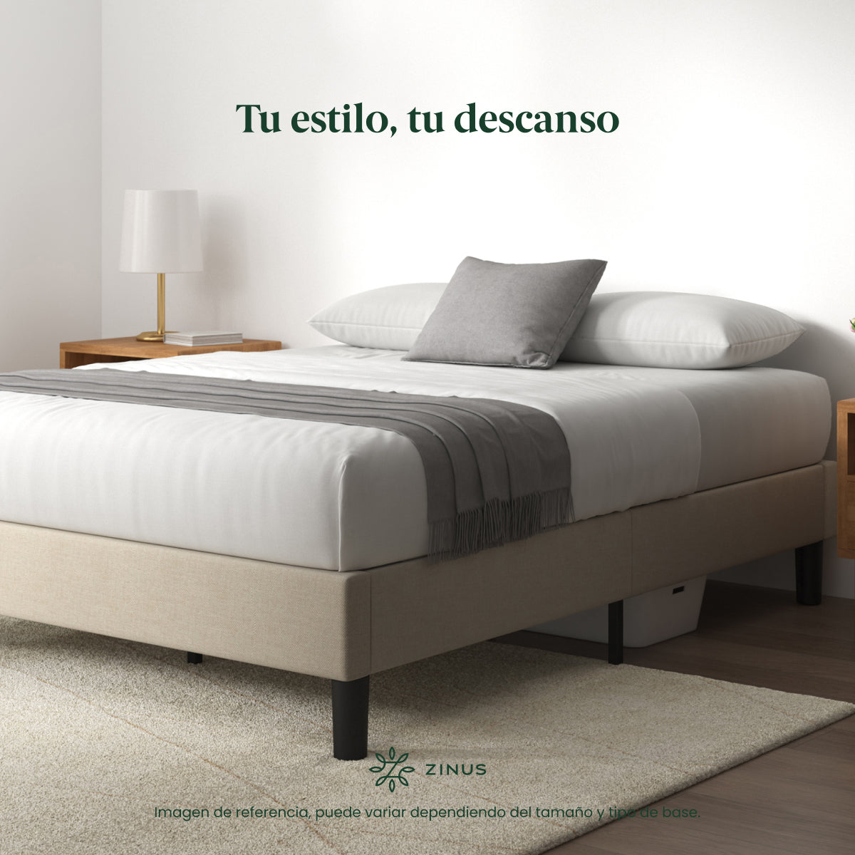 Base de Cama Tapizada | Curtis