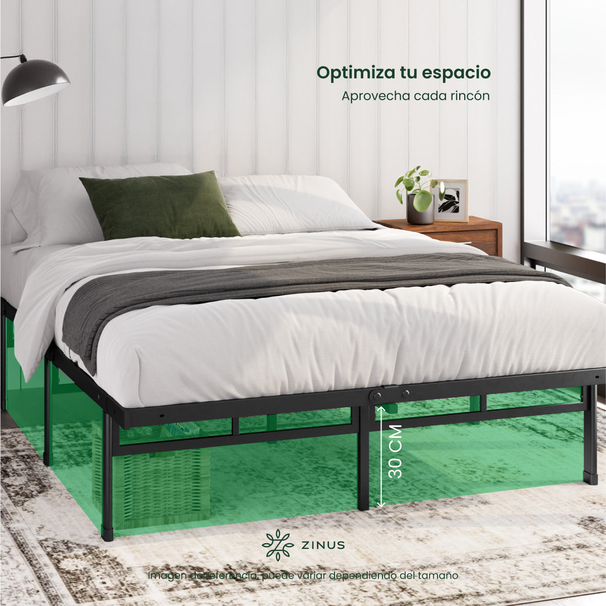 Base de Cama de Metal | Justin