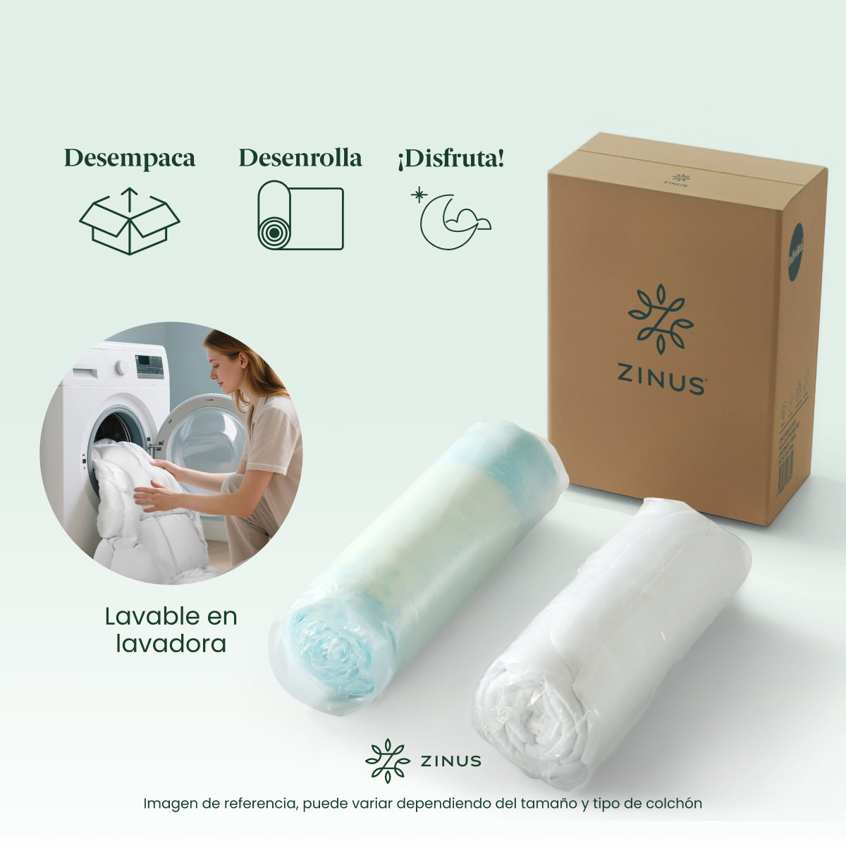 Sobrecolchón de Memory Foam y Cajón Perfilado |  Alivia Presión