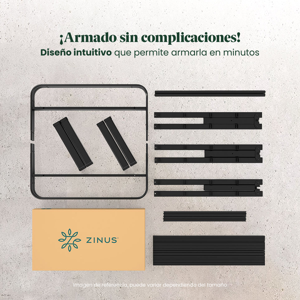 Base de Cama de Metal | Rumi