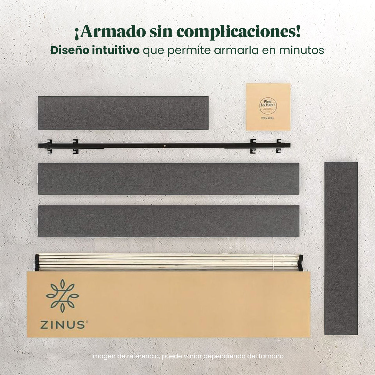 Base de Cama Tapizada | Curtis