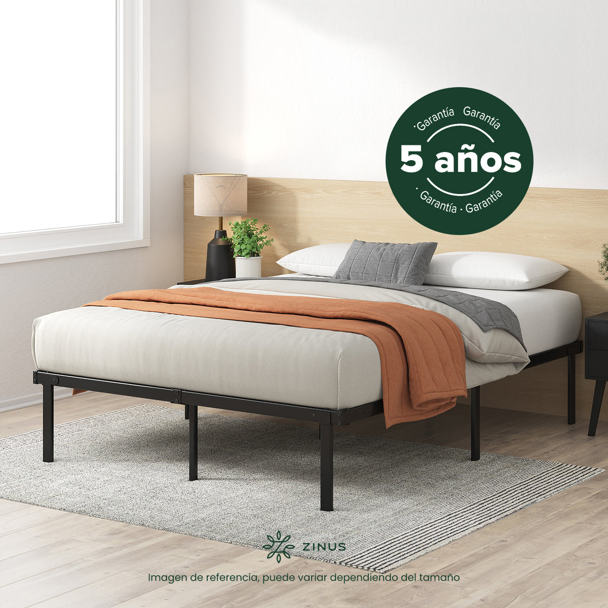 Base de Cama de Metal | Caleb