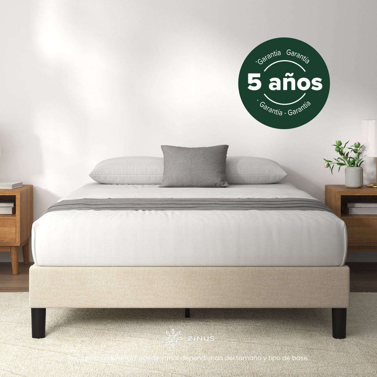 Base de Cama Tapizada | Curtis