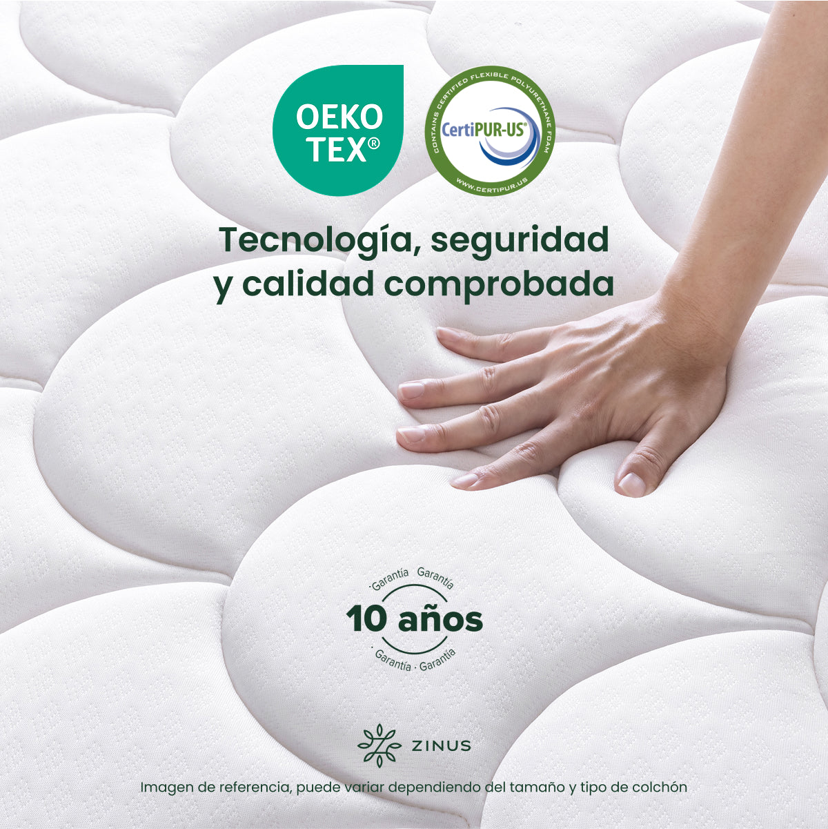 Colchón Resortes + Memory Foam | Hybrid