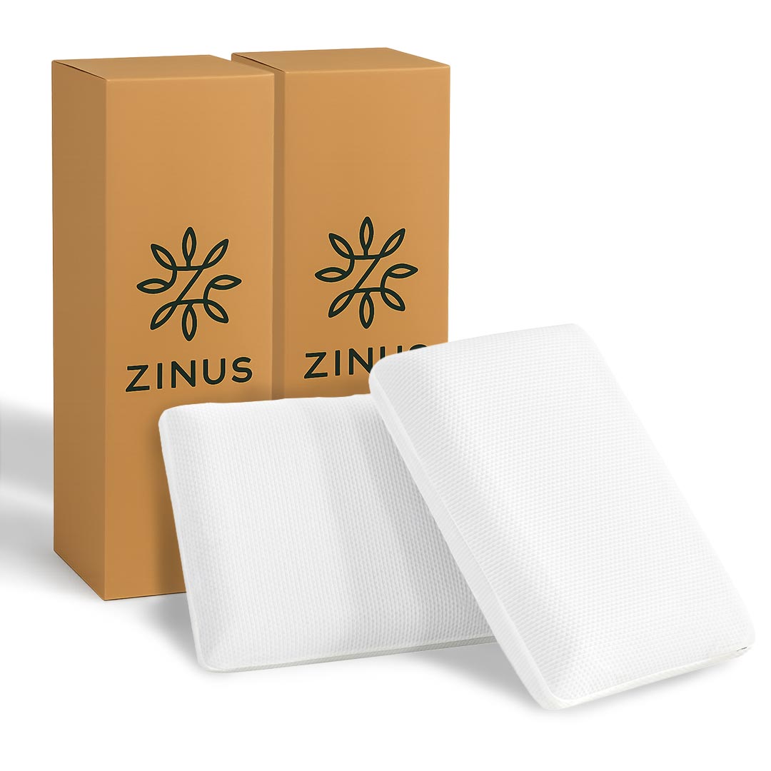 Paquete de Almohadas de Memory Foam con Esencia de Té Verde | Tradicional